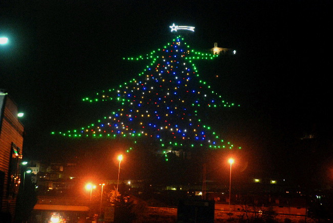 L''albero di Natale di Gubbio